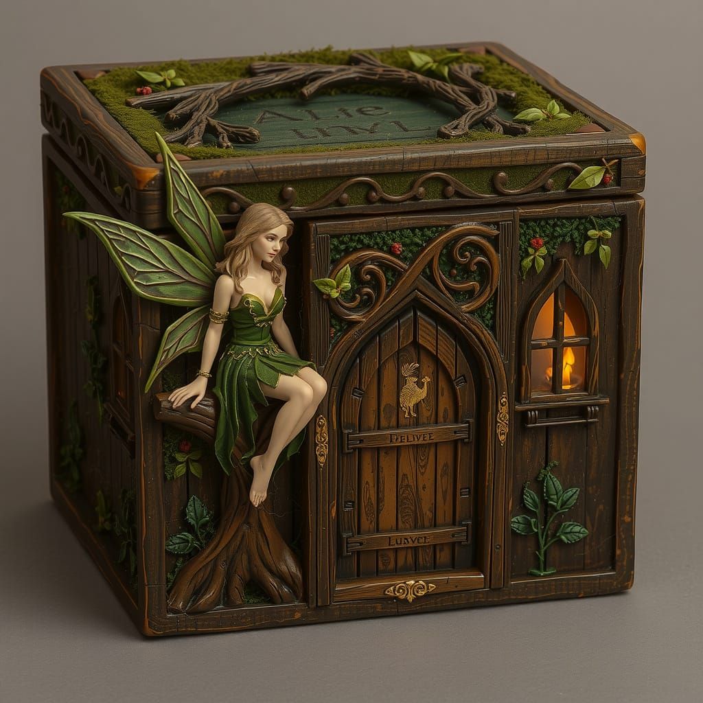 Enchanted Fairy Treehouse in a Gift Box