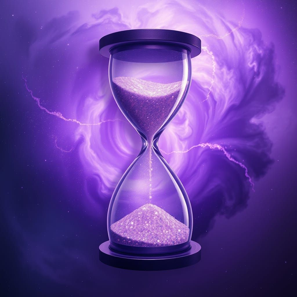Purple Hourglass