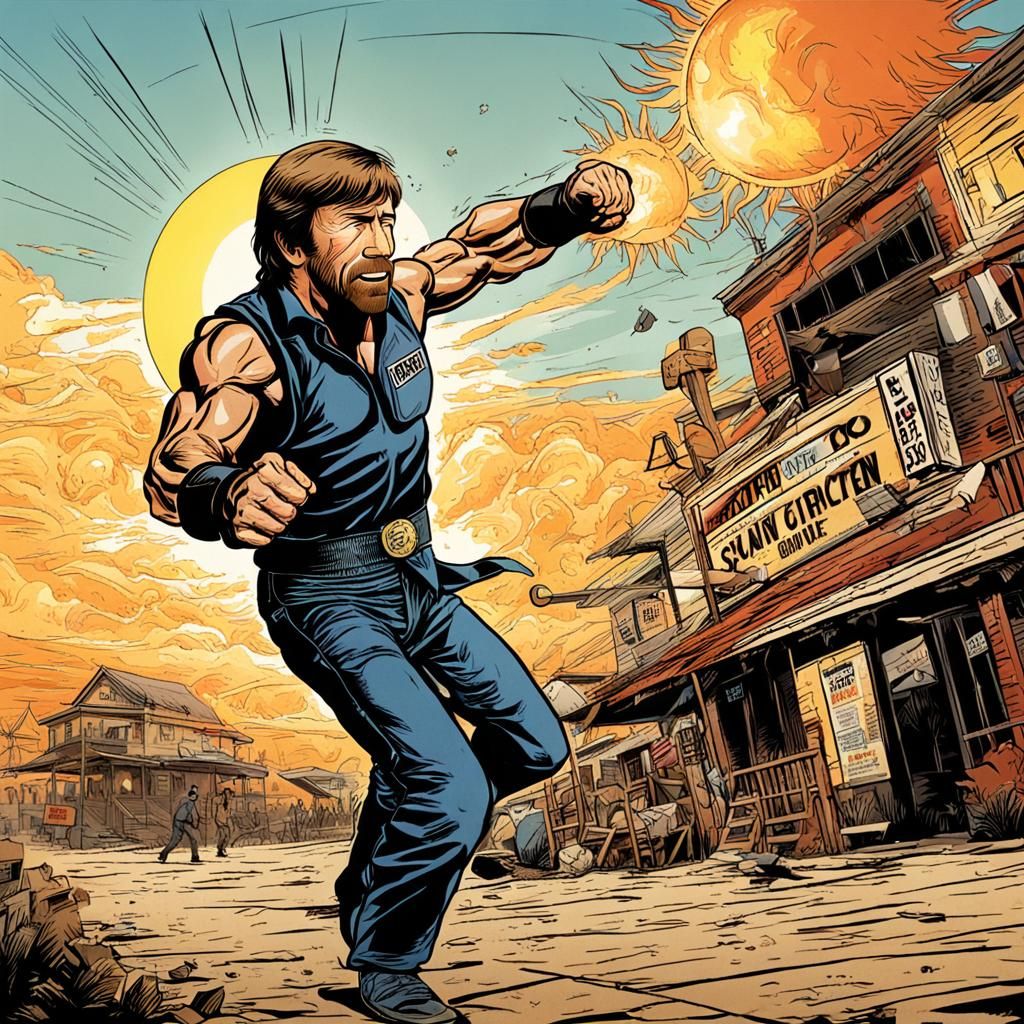 Chuck Norris Punches the Sun