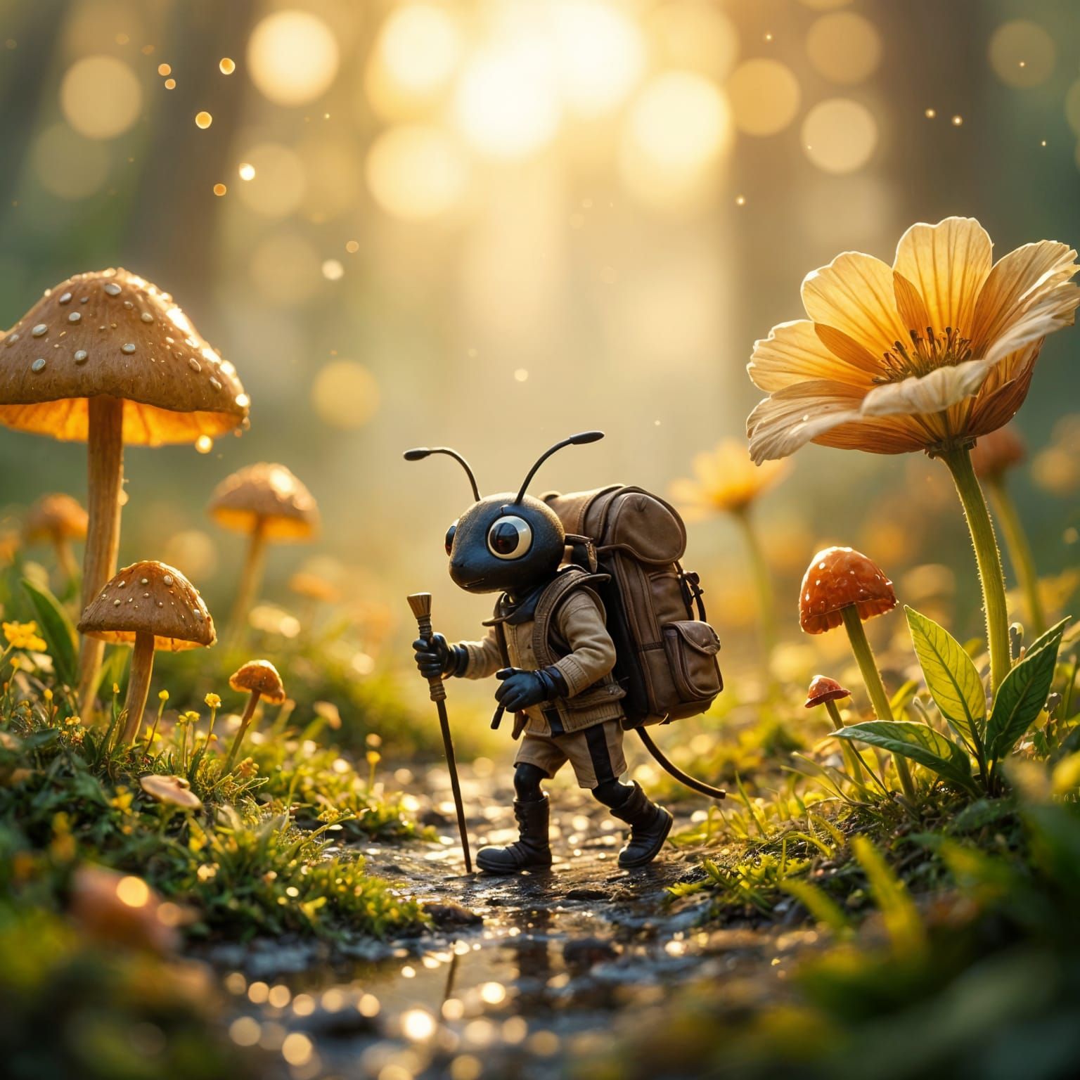 Ant Explorer in a Magical World
