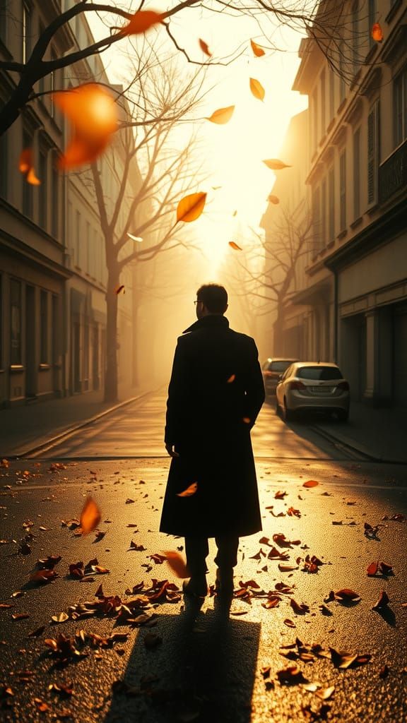 A Figure Lost in Golden Light, St. Germain