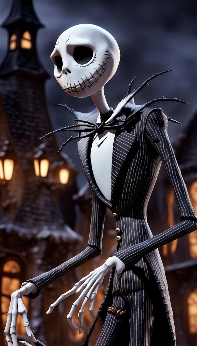 The nightmare before Christmas characters, Tim Burton style,...