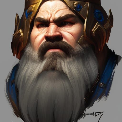 Dwarven King Thovan Whitbow