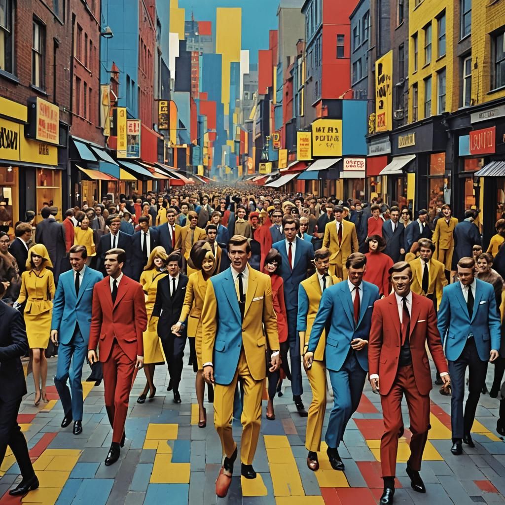 Mod Vampires Dance in Technicolor, Carnaby Street