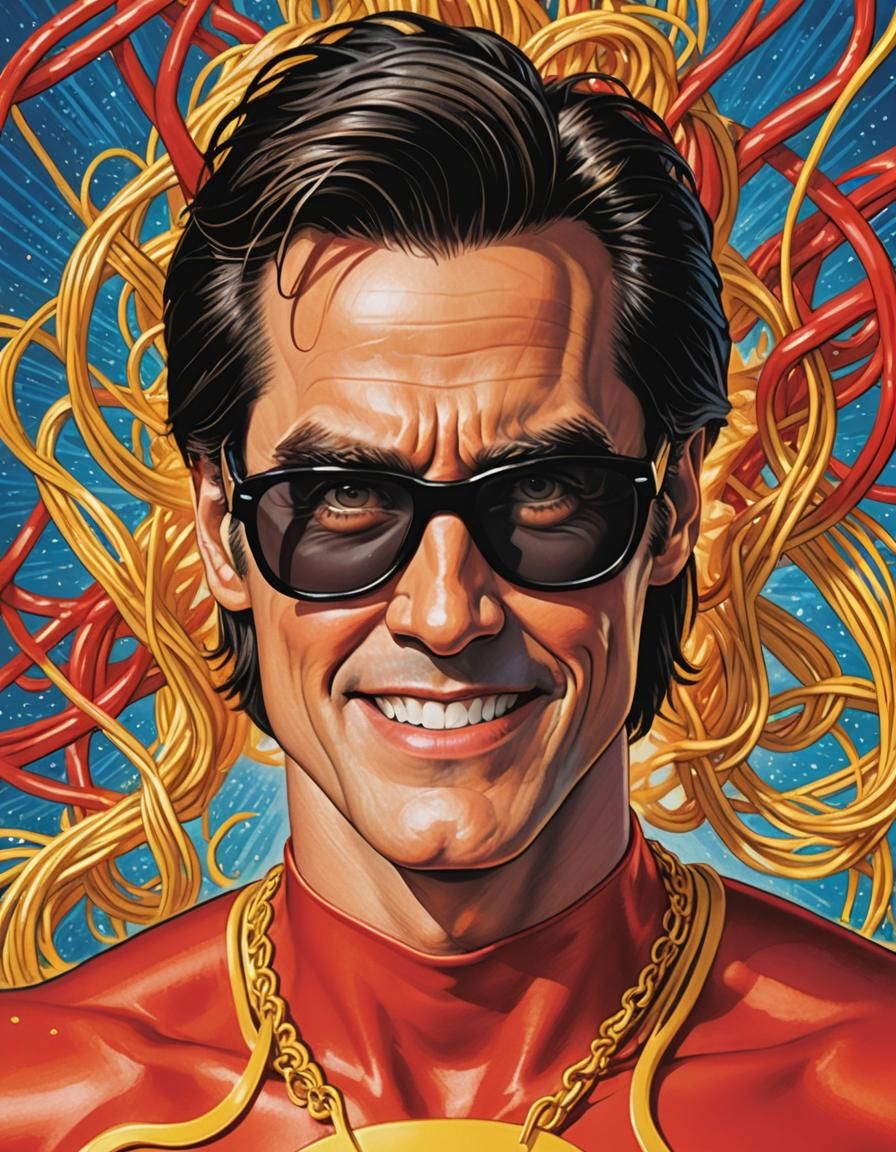 Plastic Man Comic Cover in Bronze Age Style
