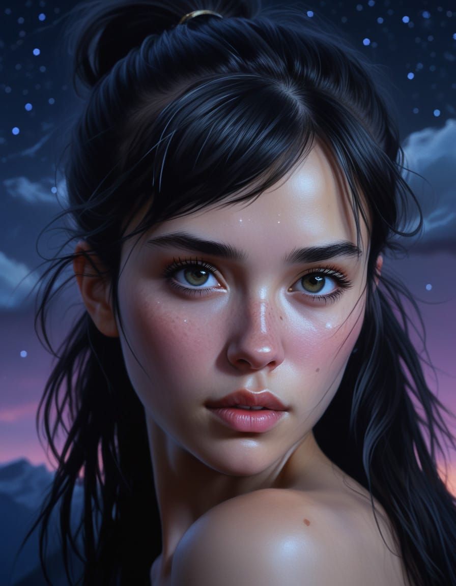 Ethereal Eve in Twilight Glory