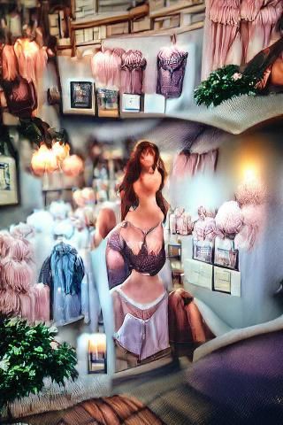 Lingerie Shop Window Display