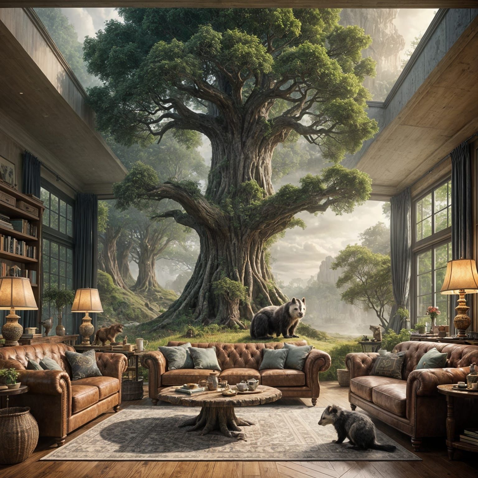 Tree Between Worlds: Modern Meets Narnia