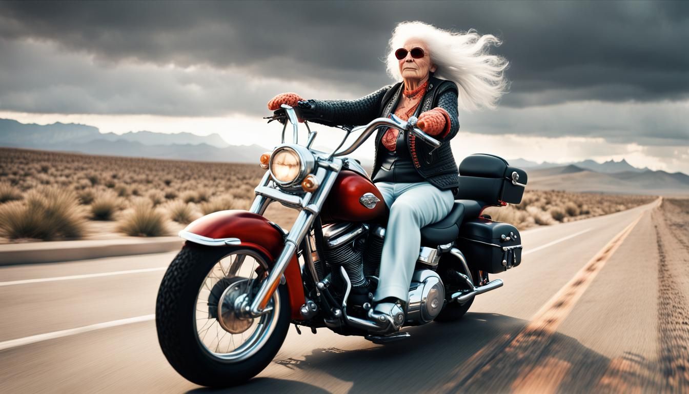 Biker Grandma