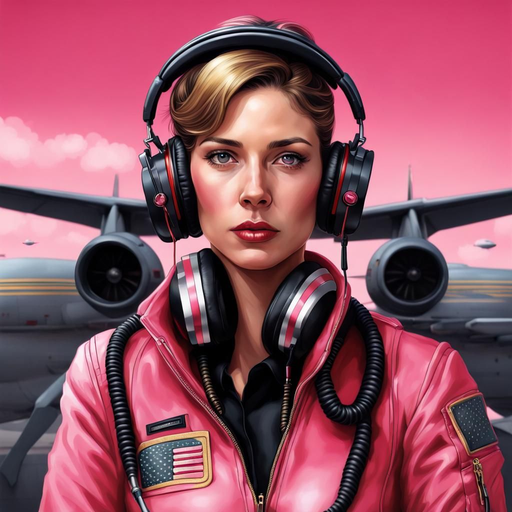 Sci-Fi Pilot in Photorealistic Style