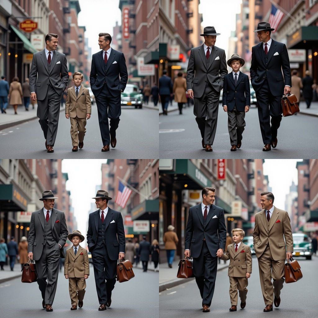 Three Generations in 1950s New York City