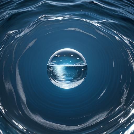 Water Sphere Bouncing: Macro Photography of Refraction