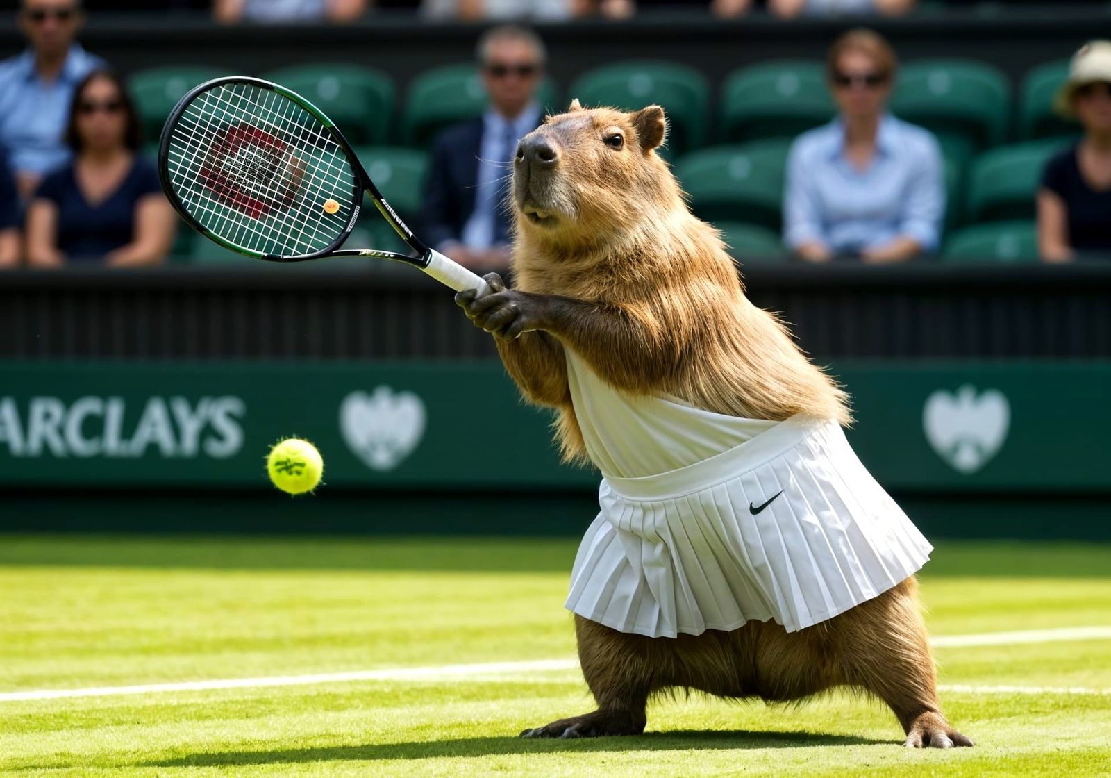 Cabybara at the Wombledon Tournament