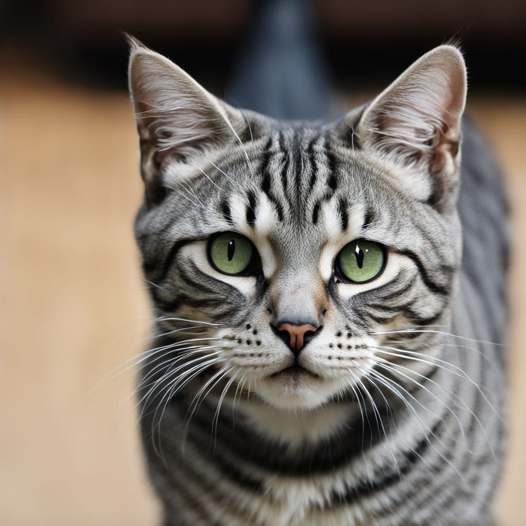 AI Generated Image of Repeating Cat Sounds