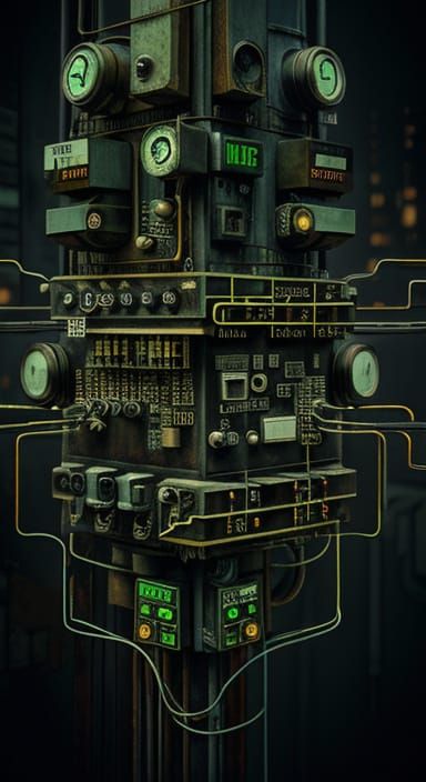 Urban Grunge Meets Organic Circuitry