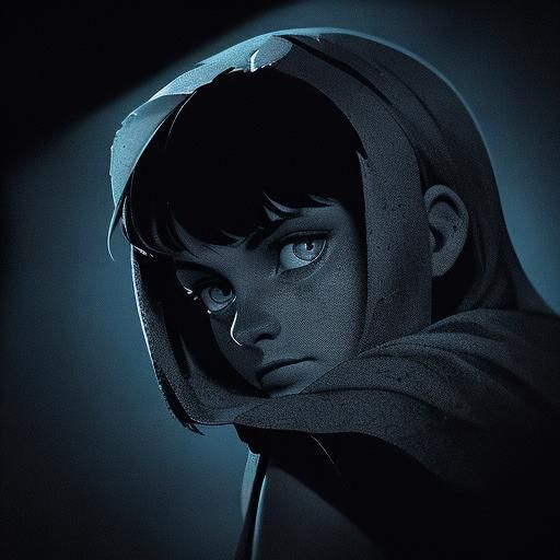 Dramatic Film Noir Image of Arm Wound