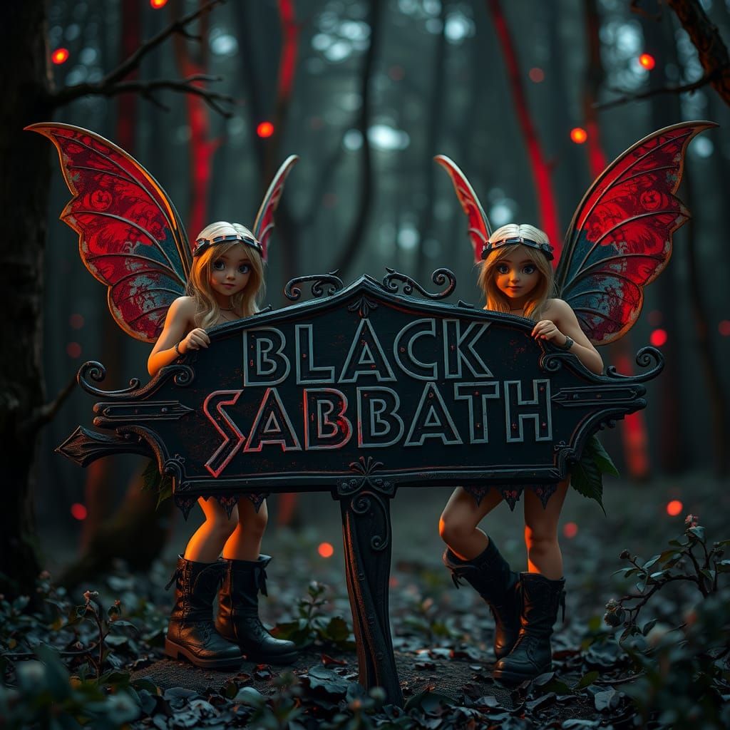 Ozzy was right!..Fairies DO wear boots!!!