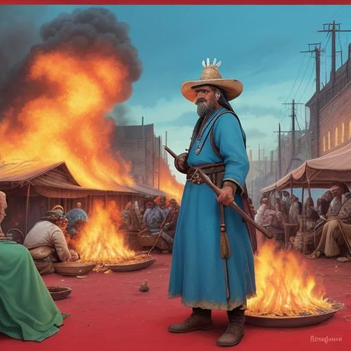 Ritualistic Cleansing: A Symbolic Societal Renewal