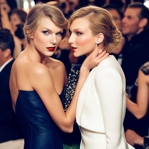 AI Rendition of Two Celebrities