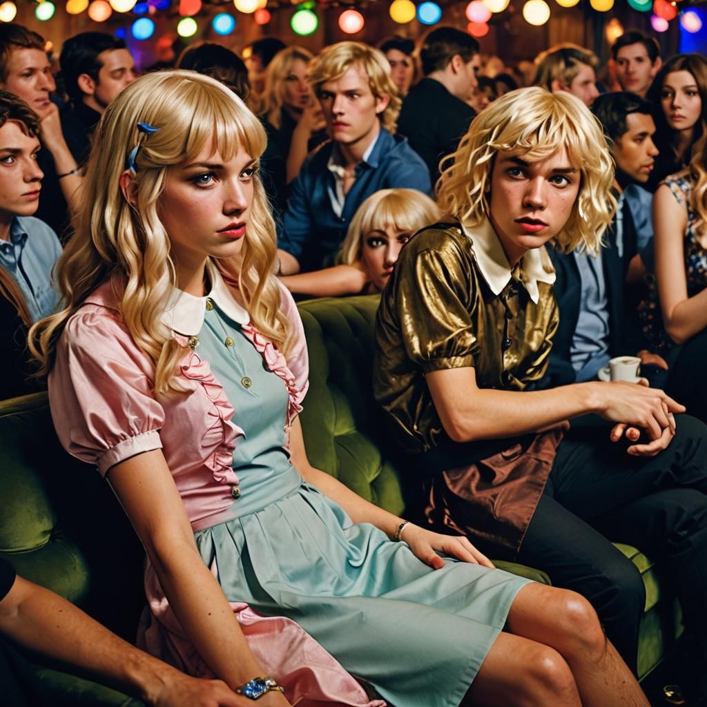 High-Contrast Portrait of a Disheveled Character