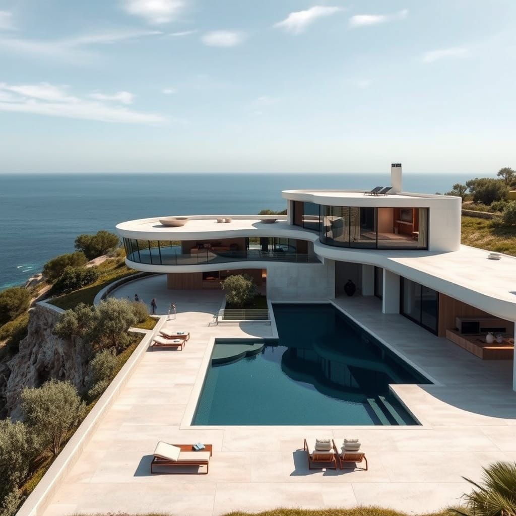 Luxury Italian Cliffside House with Infinity Pool