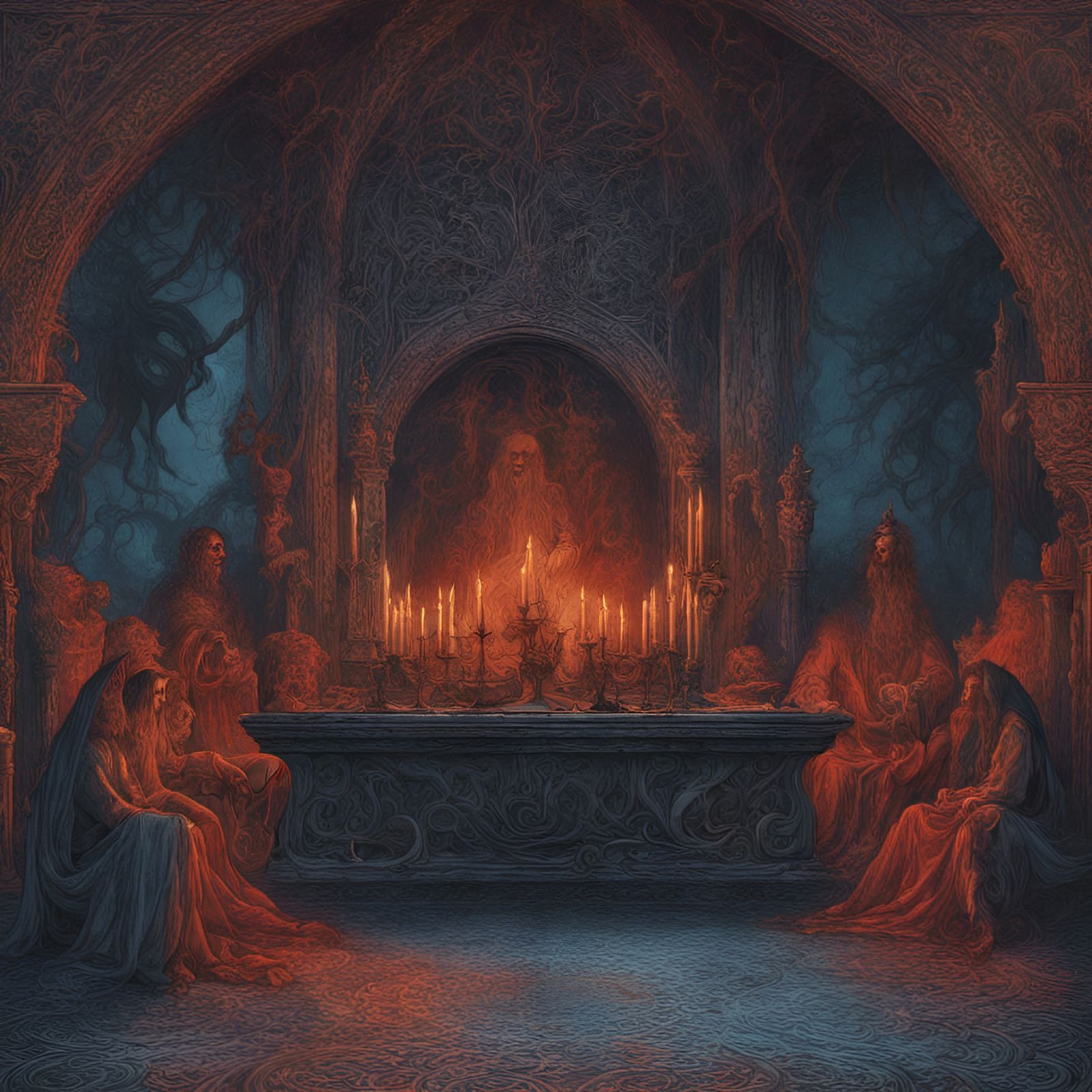 Lucifer's Court in Hell: Medieval Celtic Patterns