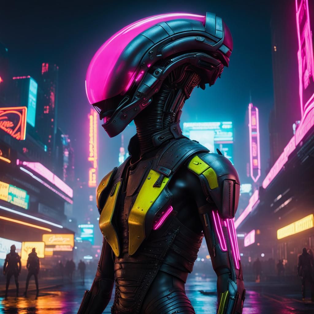 Alien with super cool armor