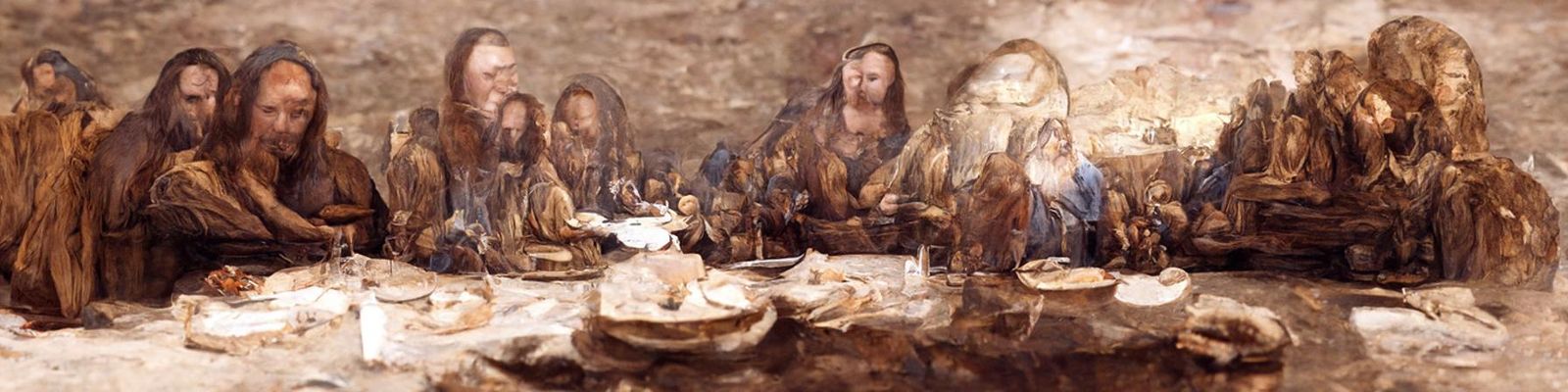 Hyperdetailed Last Supper Panorama in Oil Painting Style
