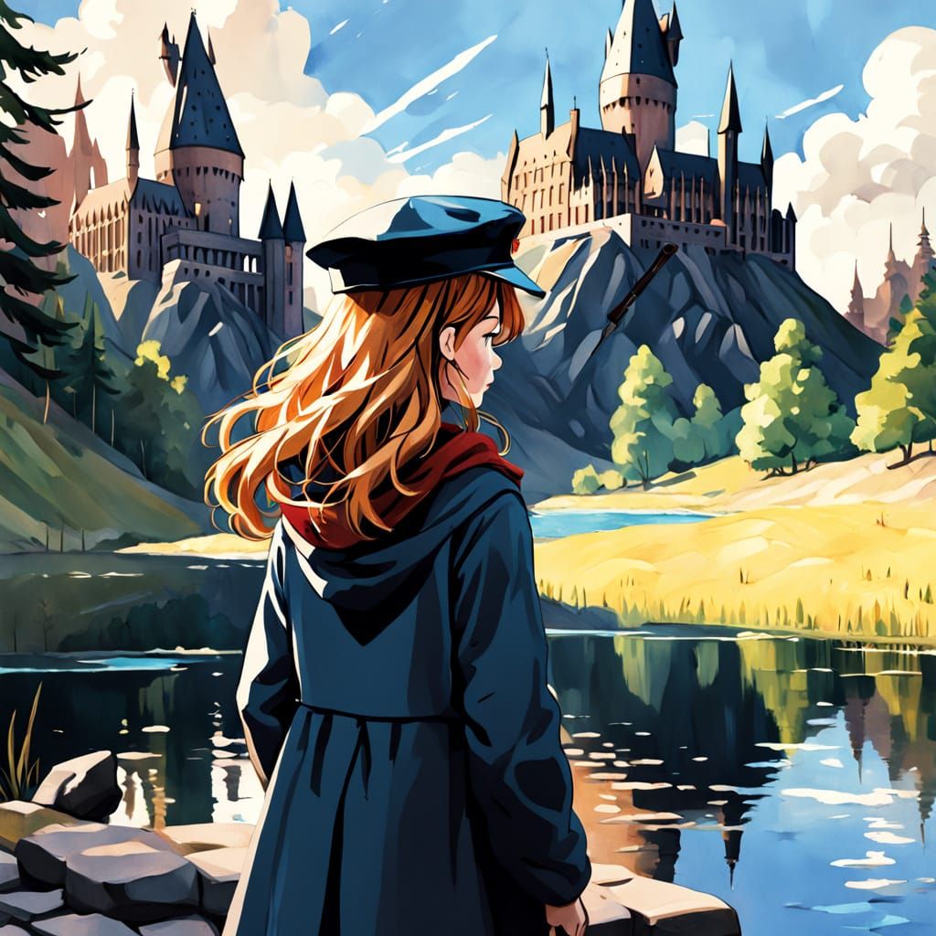 Ginny Weasley, captain of the Gryffindor Quidditch team, by ...