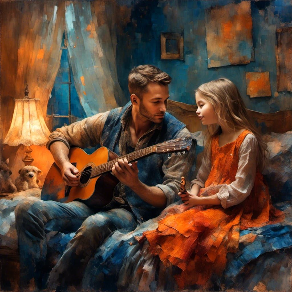 Father's Midnight Serenade: Cozy Bedtime Fantasy