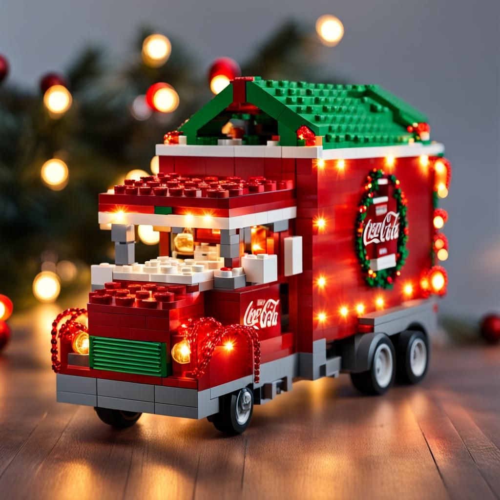Festive Lego Coca-Cola Christmas Truck