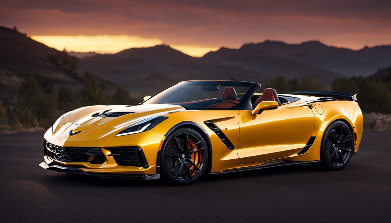 Chevrolet Corvette Z06 Convertible in Unreal Engine Style
