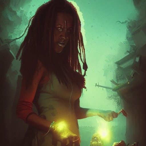 Sinister Figure in Fantasy Art Style