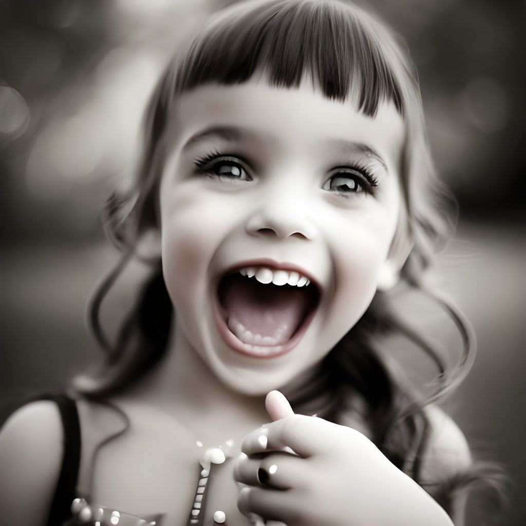 Vintage Sepia Portrait with Shining Eyes