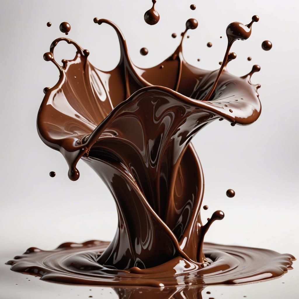 Chocolate Splash Suspended in Time