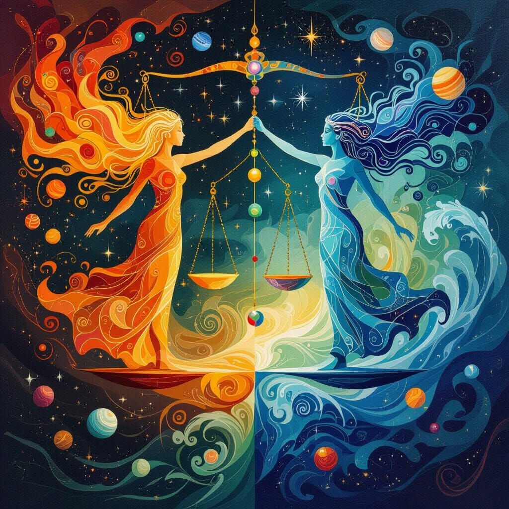 Harmonious Duality: Balancing Fire and Water