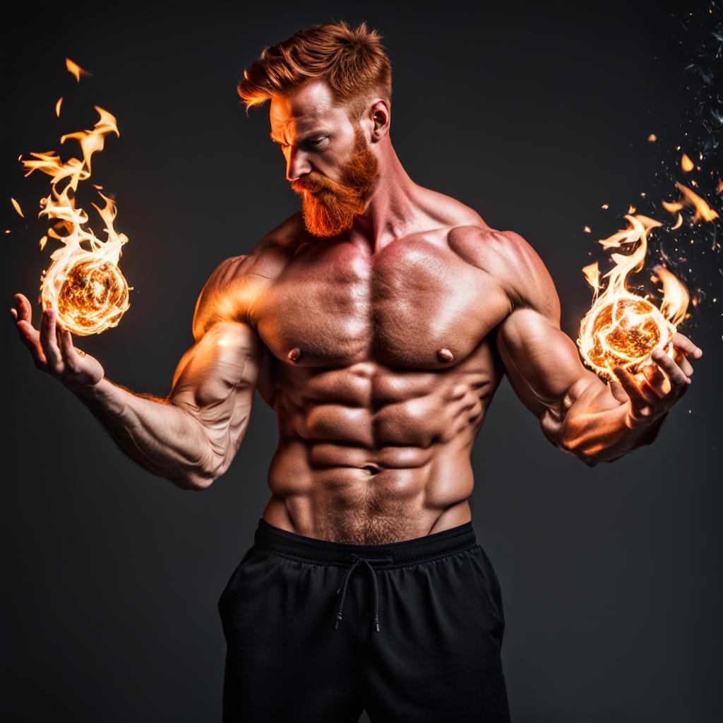 Ginger Man Launches Fireballs