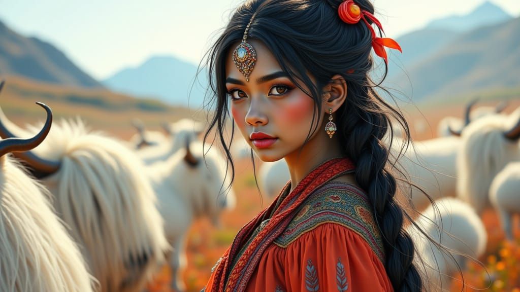 Keeper of the White Yaks: Ethereal Concept Art