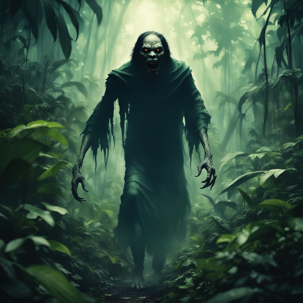 The creepy ghoul Aswang of Filipino legend stalks through a ...