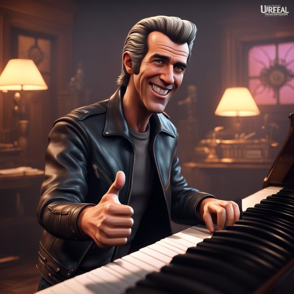 Detailed Matte Painting of Perilous Piano Accident