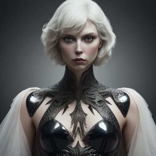 "Vinyl & Latex Dreams" : "Sensual Fantasy in iArt", Portait N°4.