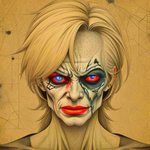 Distorted Reality Unveiled in a Turbulent Mind