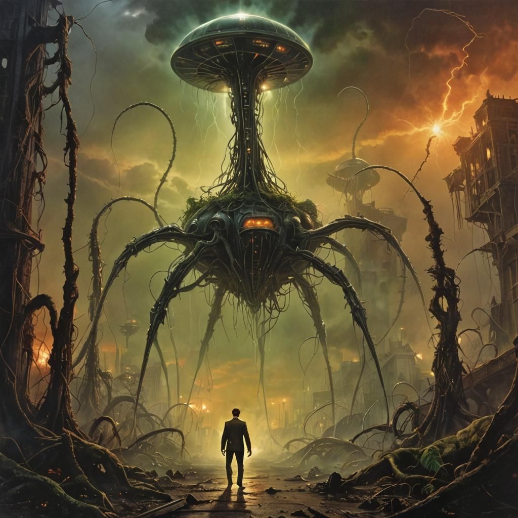 Triffids in a Grimdark, Post-Apocalyptic Landscape