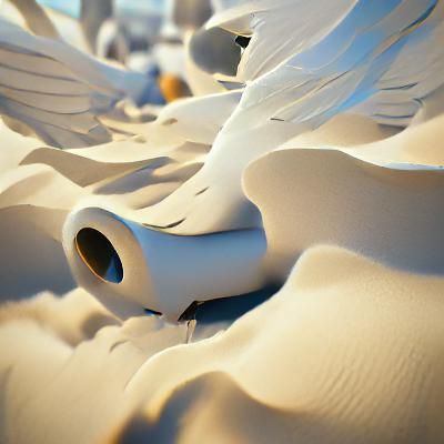 Minimalist Abstract Composition Exploring Transience