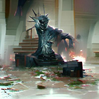 Sinister Statue Destroyed by Raging Assembly