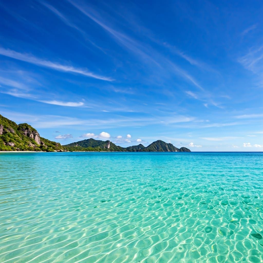 Glowing Turquoise Waters on Tropical Beaches