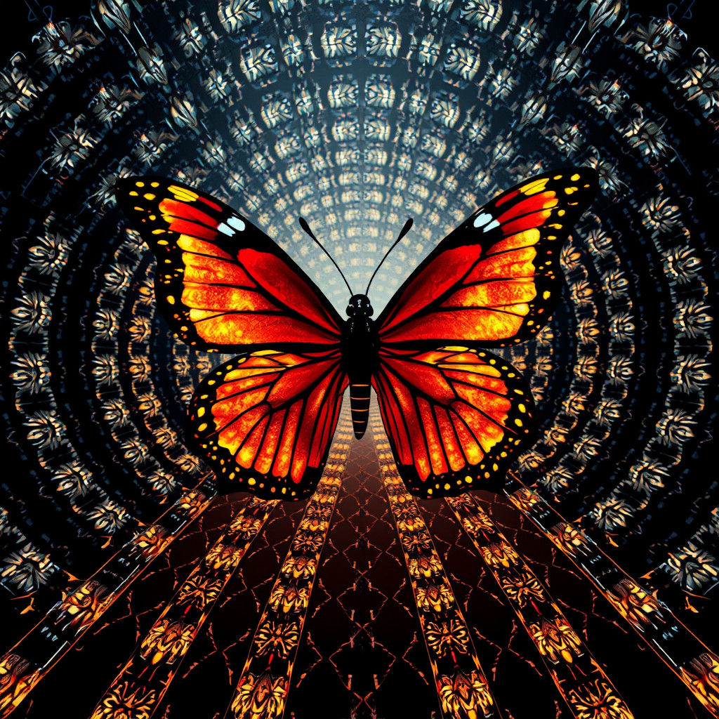 Butterfly Morphs into Jet Fighter: Tunnel Effect