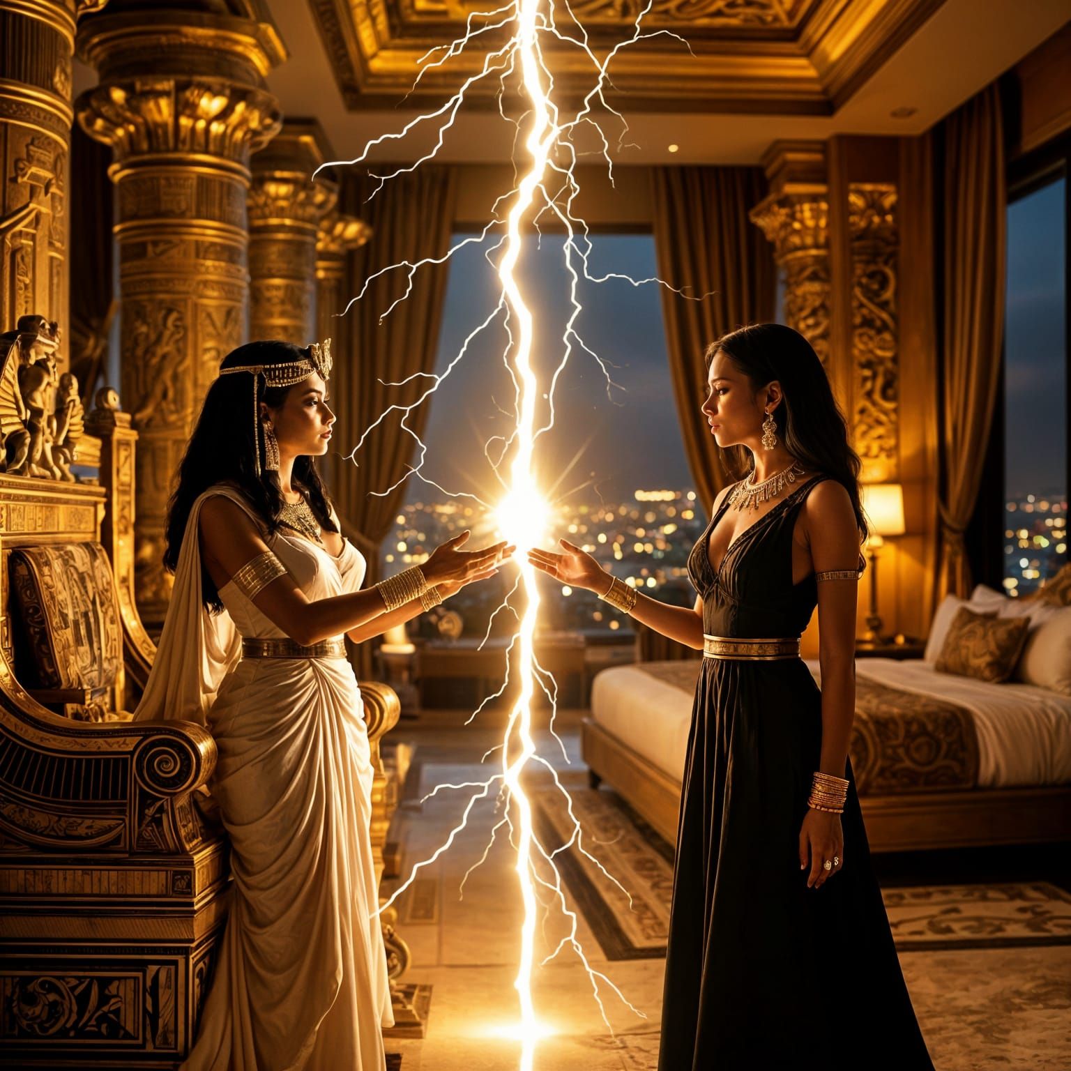 Cleopatra and Modern Woman Reach Across Time Rift