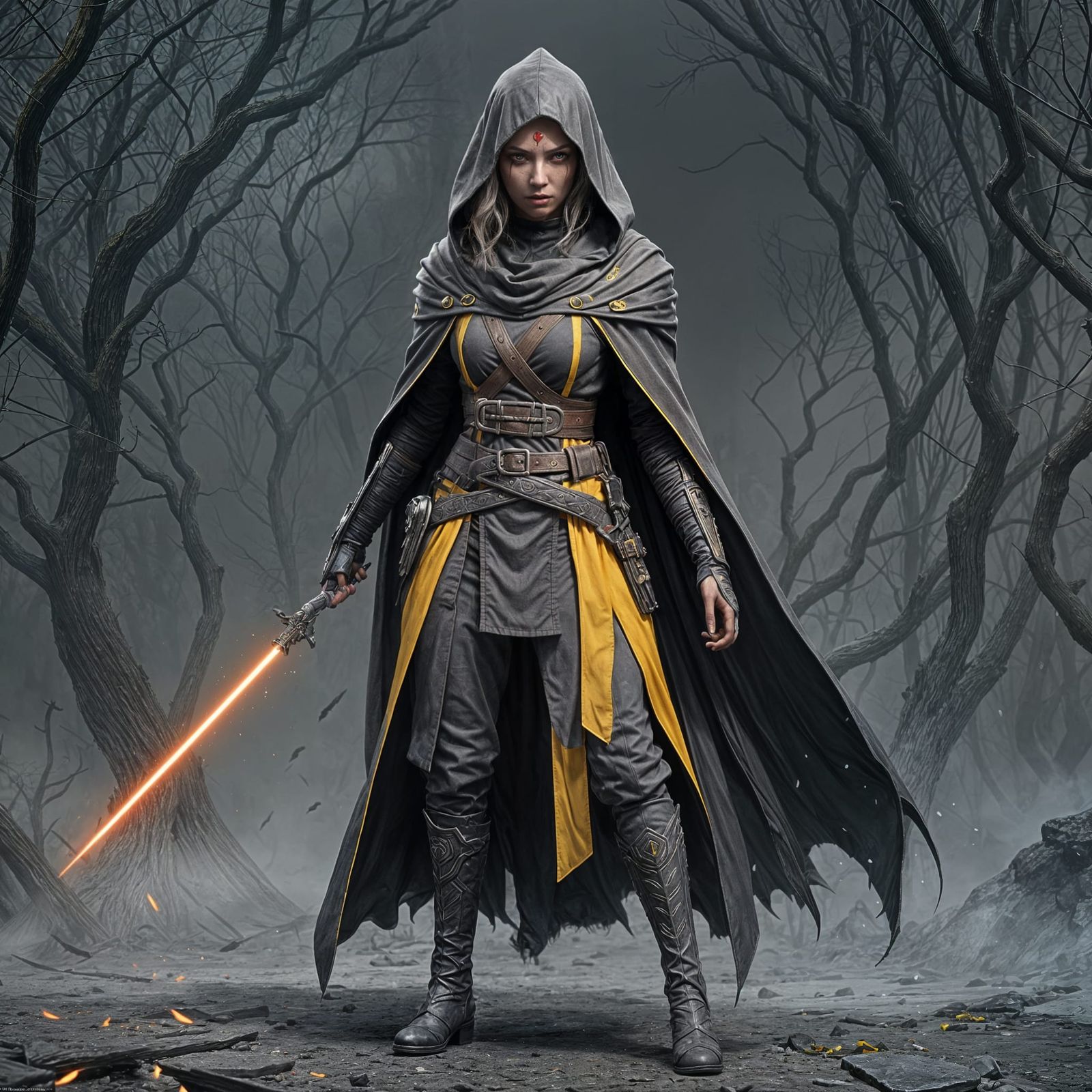 Young Sith Pureblood in Ninja Outfit