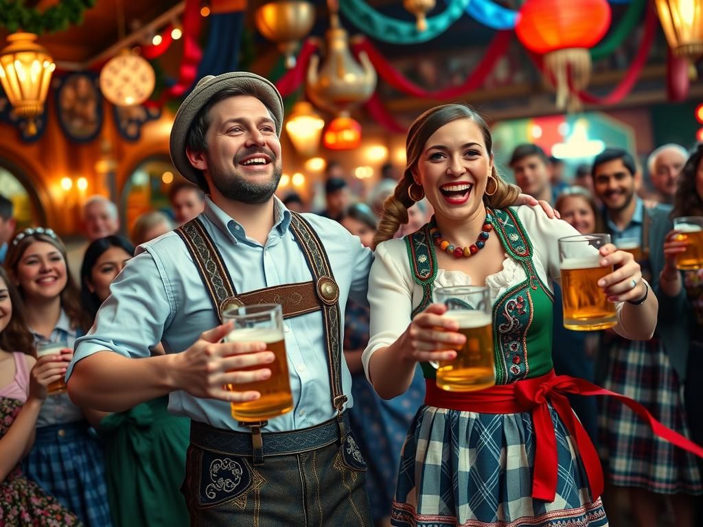 Beer and more beer at the Oktoberfest